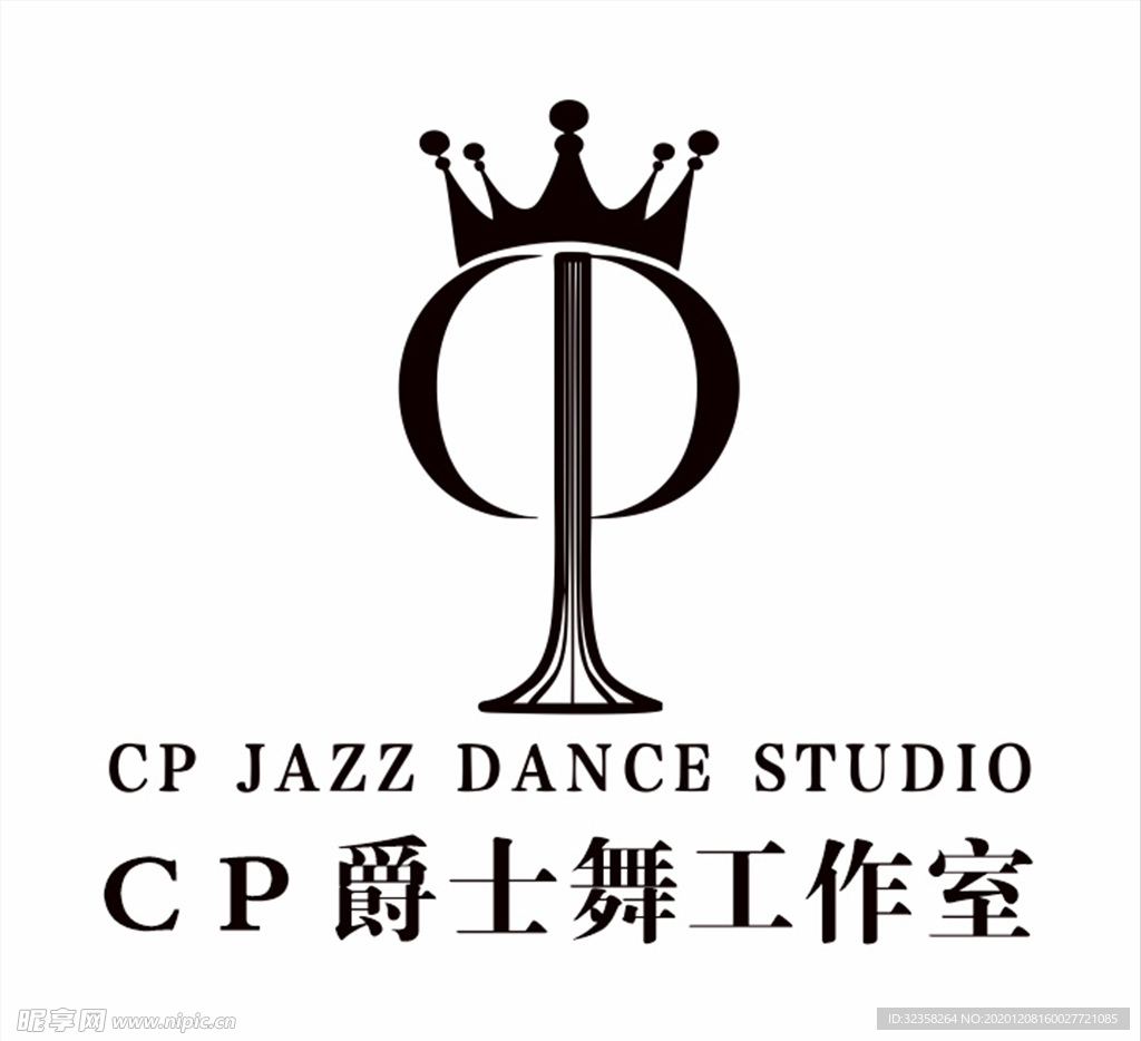 CP爵士舞工作室logo