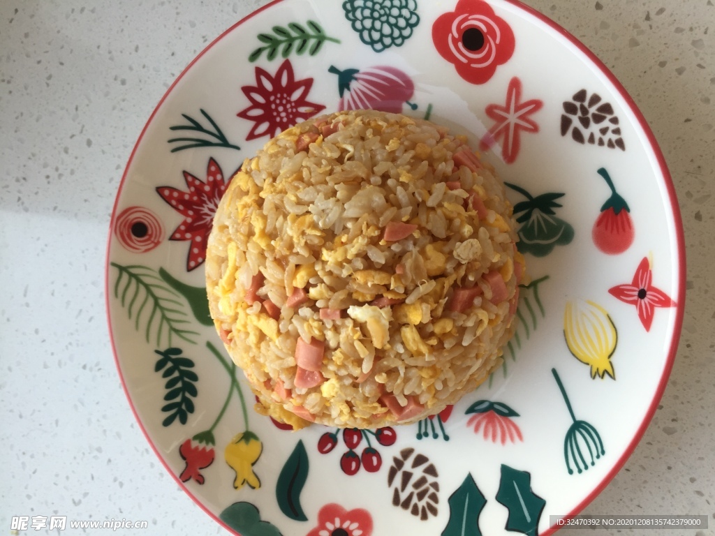 蛋炒饭 鸡蛋火腿蛋炒饭