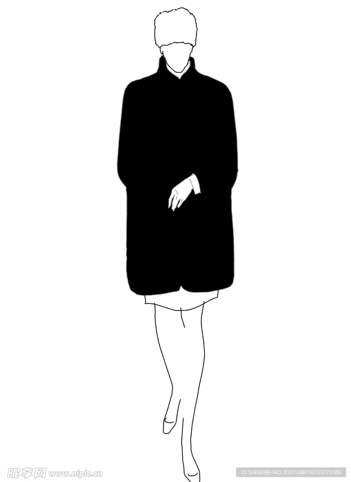 箱型服装廓形