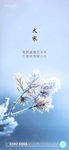 大寒节气海报