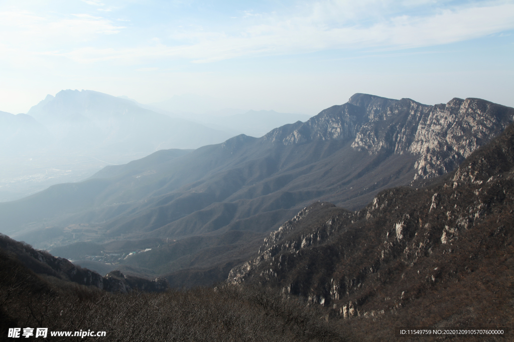 嵩山冬景