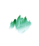抽象山峰