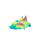 抽象山峰