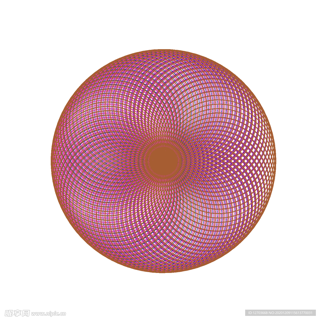 圆环底纹
