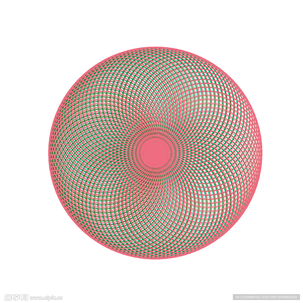 圆环底纹