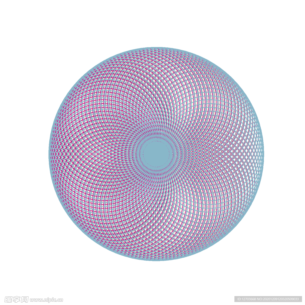圆环底纹