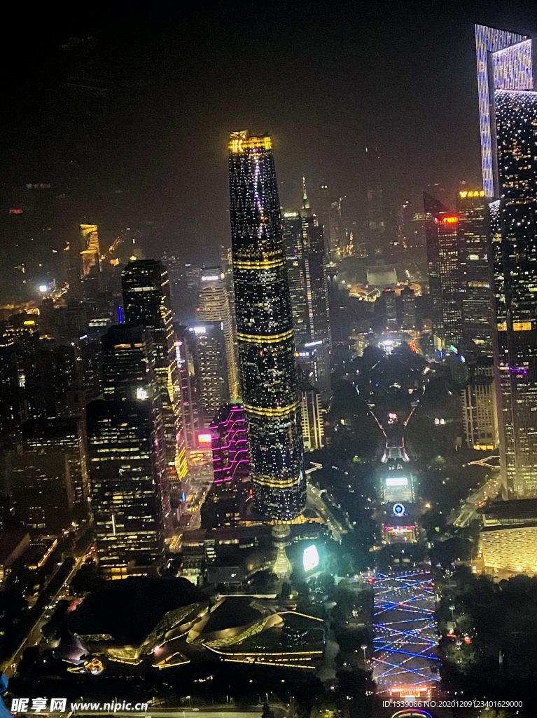 黑金城市 夜景 江景 建筑