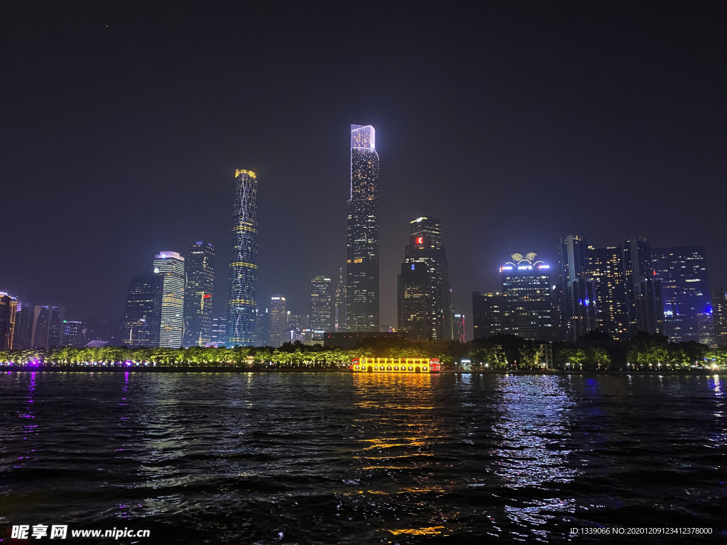 黑金城市 夜景 江景 建筑