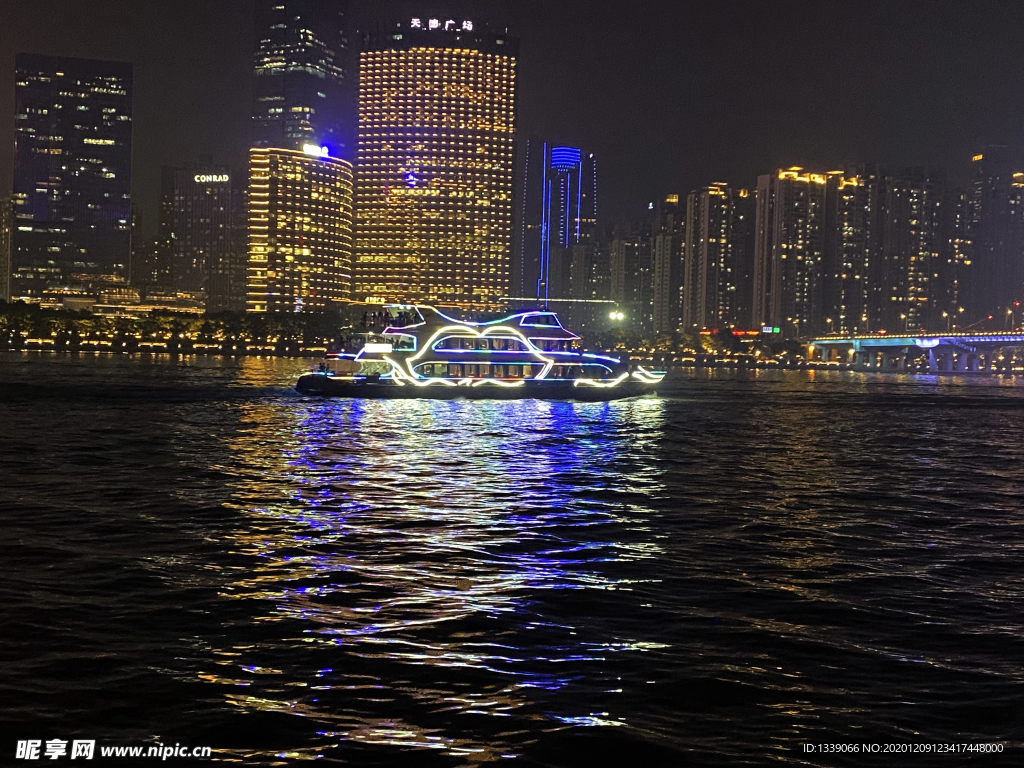 黑金城市 夜景 江景 建筑