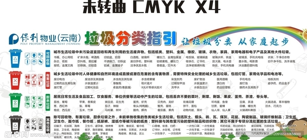 垃圾分类海报