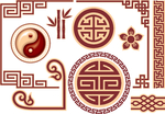 中国风花纹