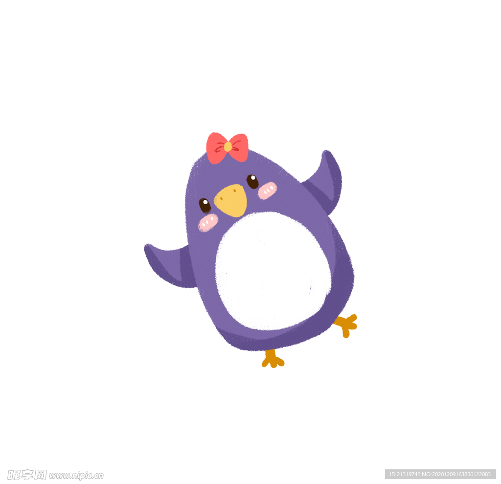 企鹅插画