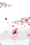 下雪梅花