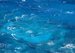 海洋蓝天白云