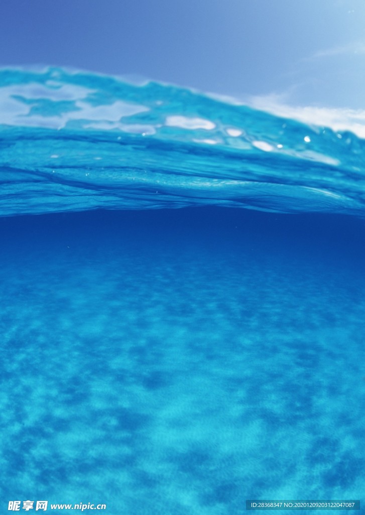 蓝天碧海风光