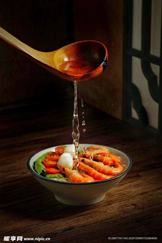 海鲜汤美食摄影
