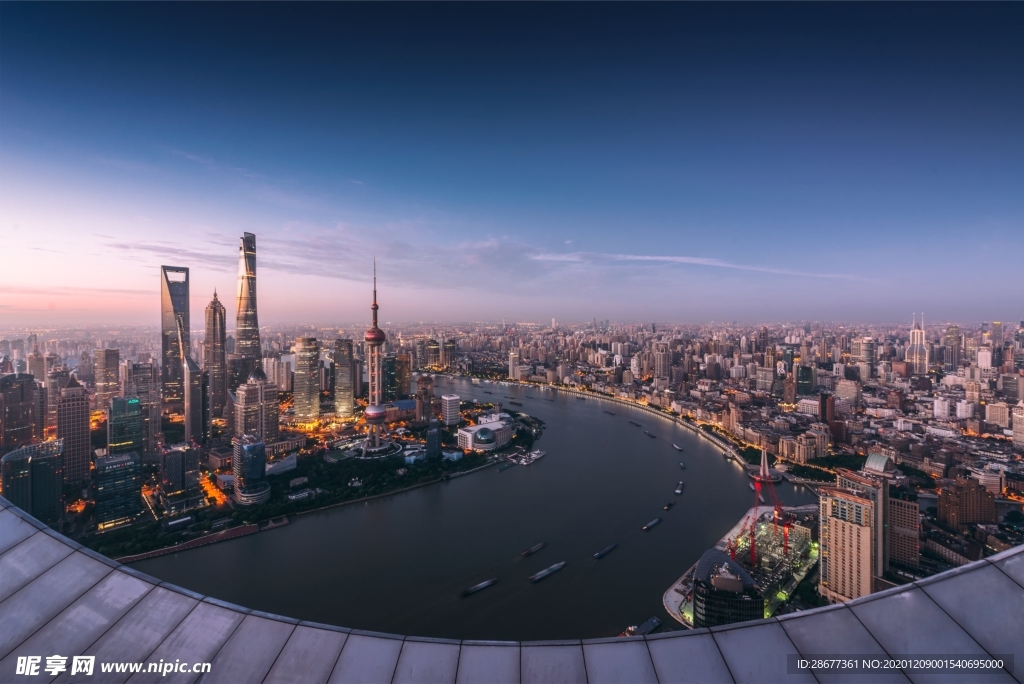 上海城市全景