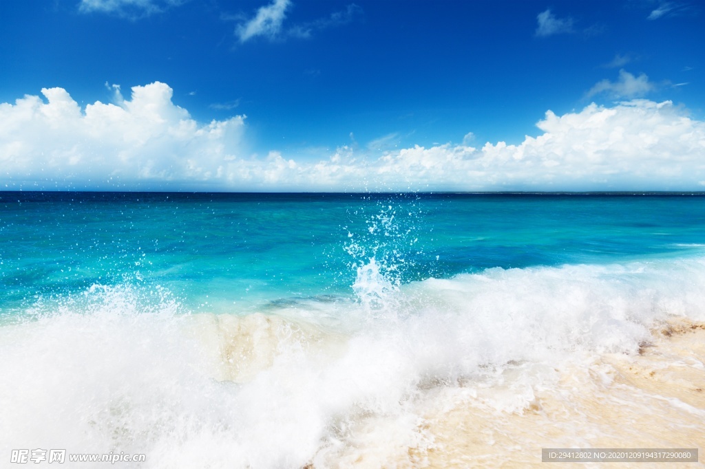海面浪花