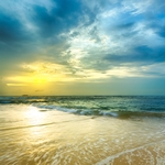 海面浪花