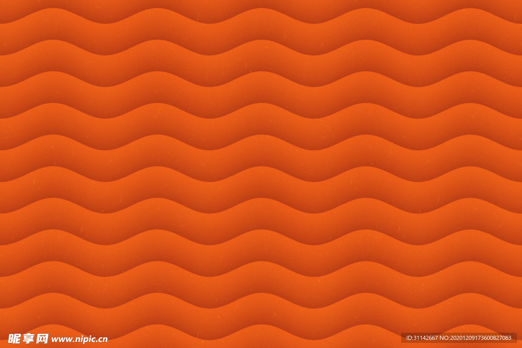 橙色波纹