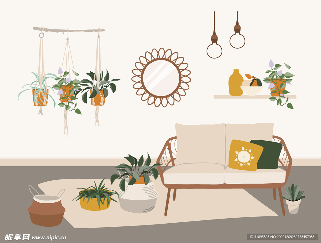 家居插画