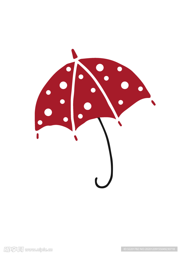 红色小雨伞