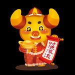 卡通牛形象
