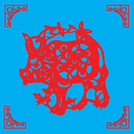 牛剪纸