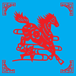 马踏飞燕剪纸