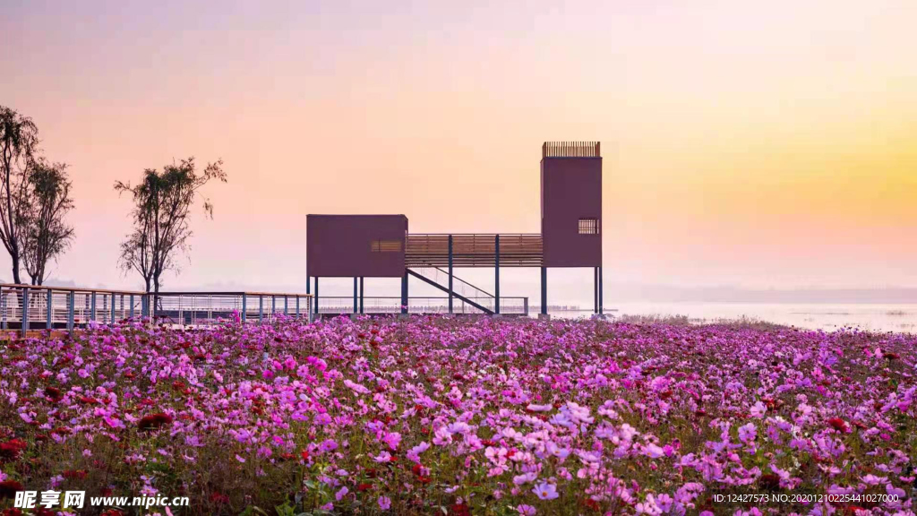 磁县溢泉湖风景