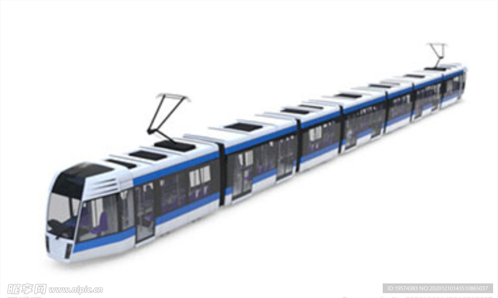 C4D 模型高铁动车火车