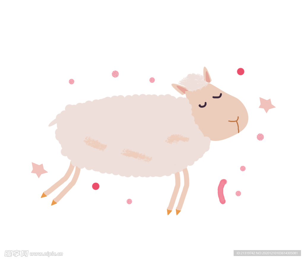 绵羊插画