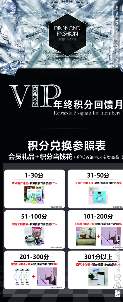 VIP 积分兑换 回馈月