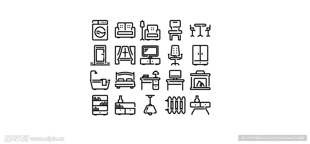 家具家电图标