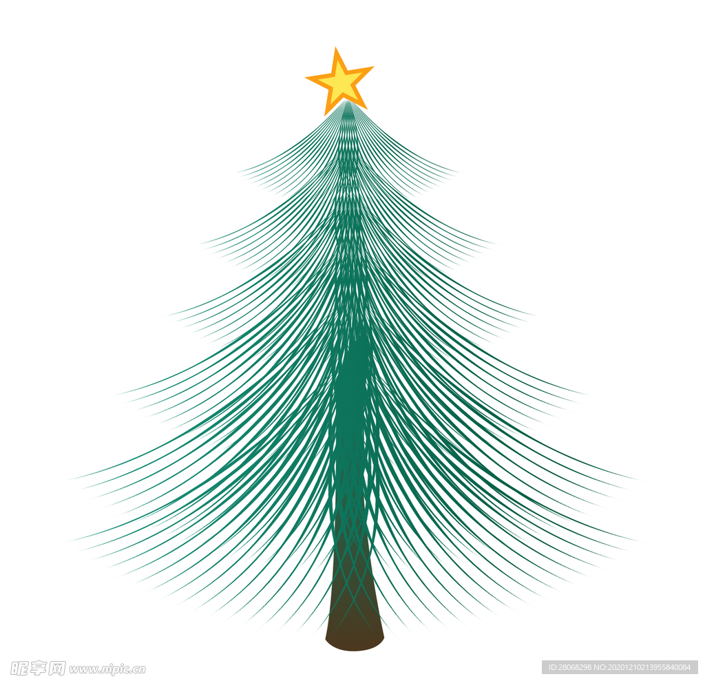 圣诞节装饰树木元素