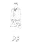 服装素描线稿