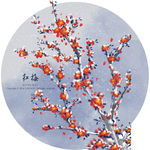 中国风大气插画场景图片