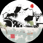 新中式圆形装饰画
