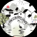 新中式圆形装饰画