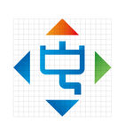中原  中 中国 logo 蓝