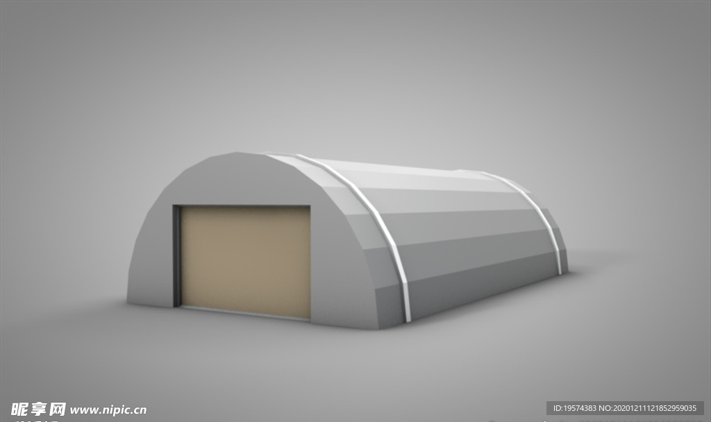 C4D 模型 卡通大棚