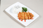 鸡胸脯盖饭