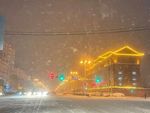 城市雪夜