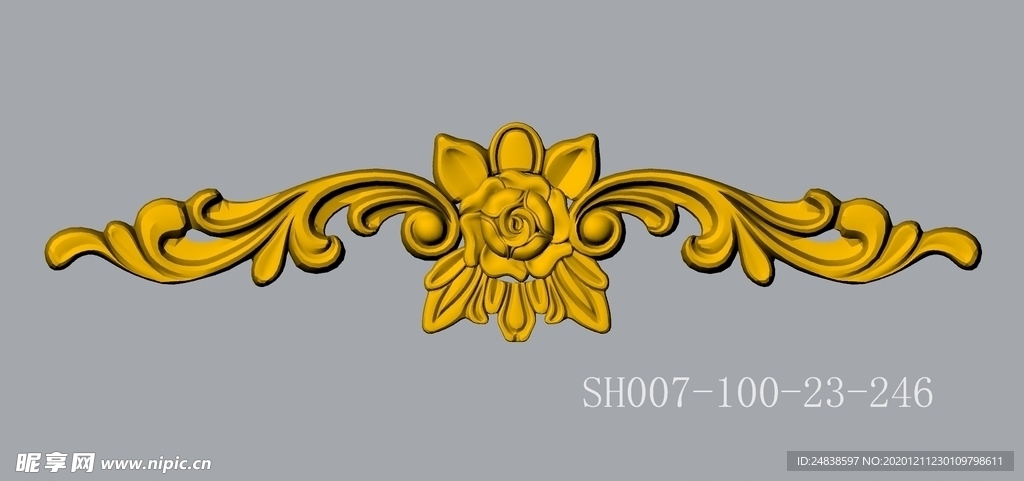 建筑装饰浮雕花SH007