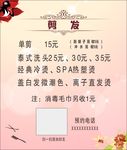 发廊海报设计
