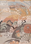 绣花布纹素材