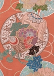 绣花布纹素材
