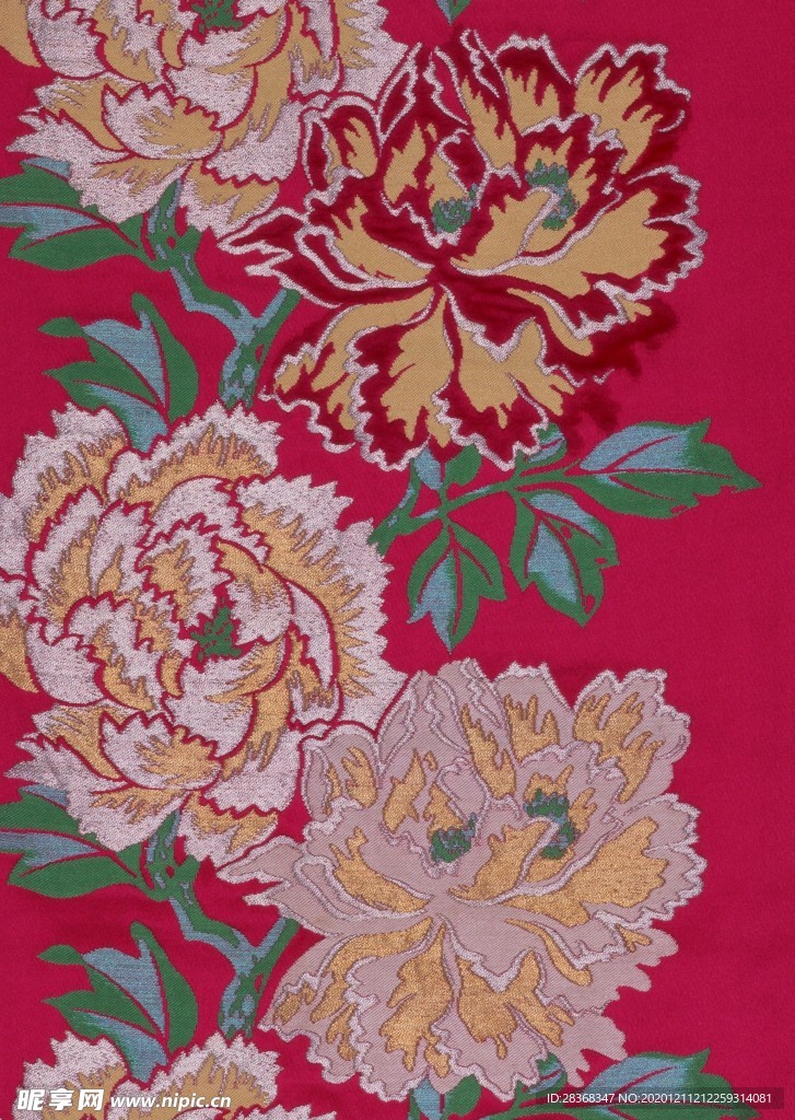 绣花布纹素材