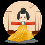 卡通侍女图