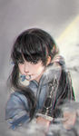 古装帅哥美女插画图片